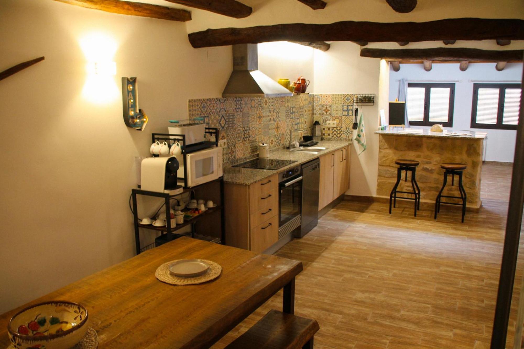 Vila La Casa Del Castell Horta de Sant Joan Exteriér fotografie