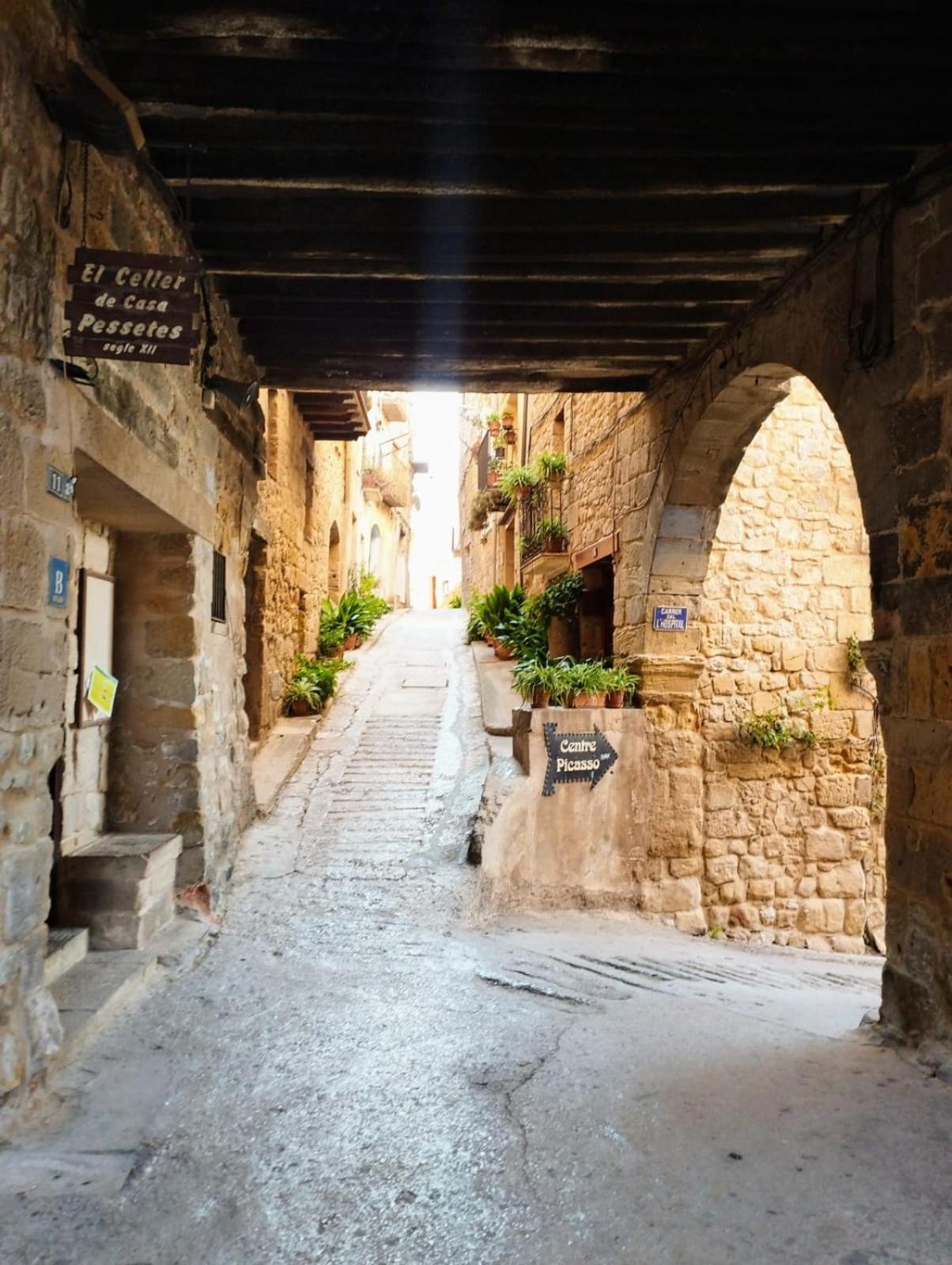 Vila La Casa Del Castell Horta de Sant Joan Exteriér fotografie